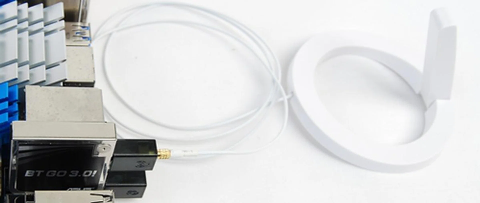 The Bluetooth v3.0 module with the Wi-Fi Ring Moving Antenna successfully connected.