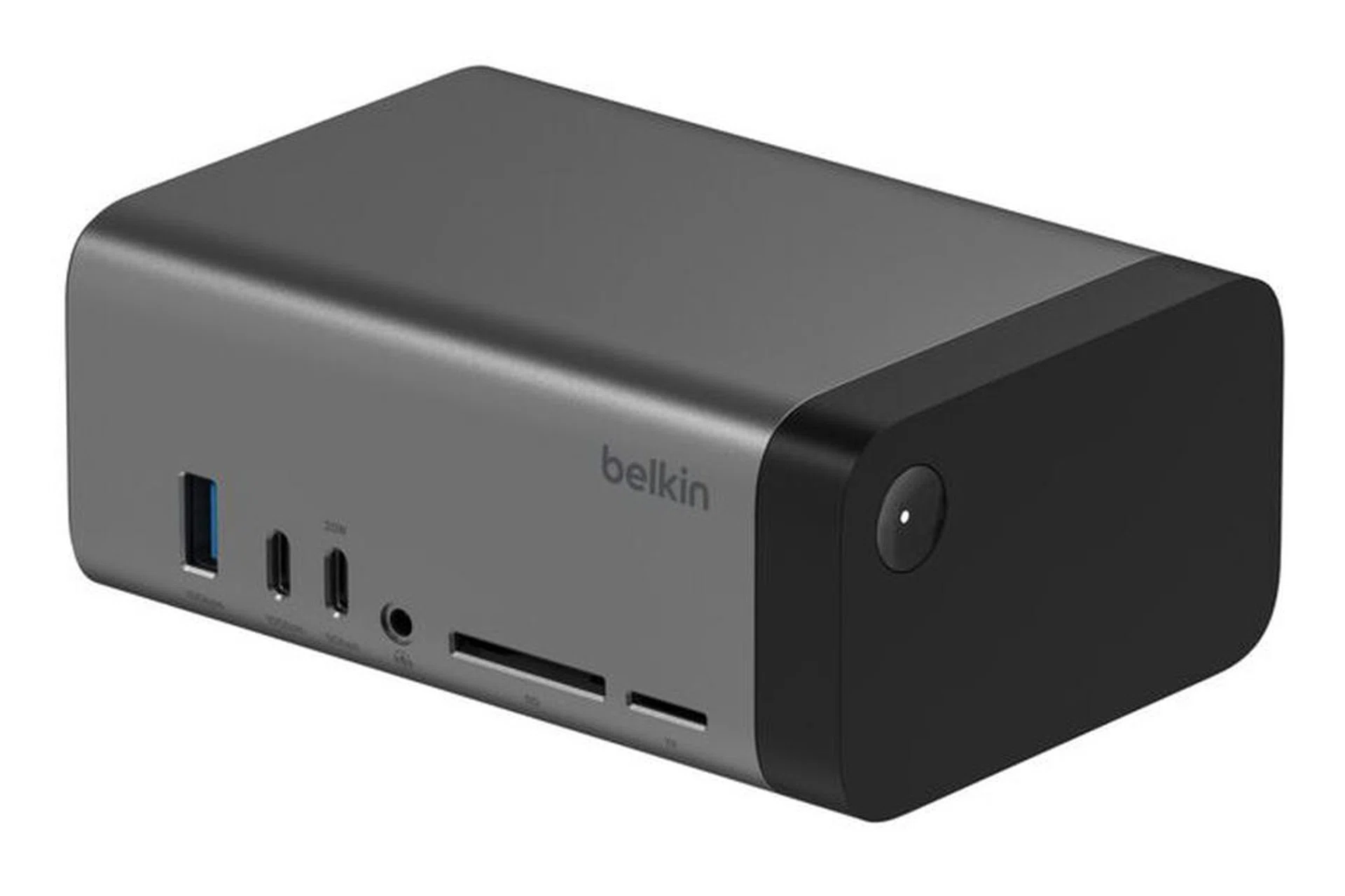 The Belkin 11-in-1 Pro GaN Dock 150W comes with a built-in cord. Photo: Belkin