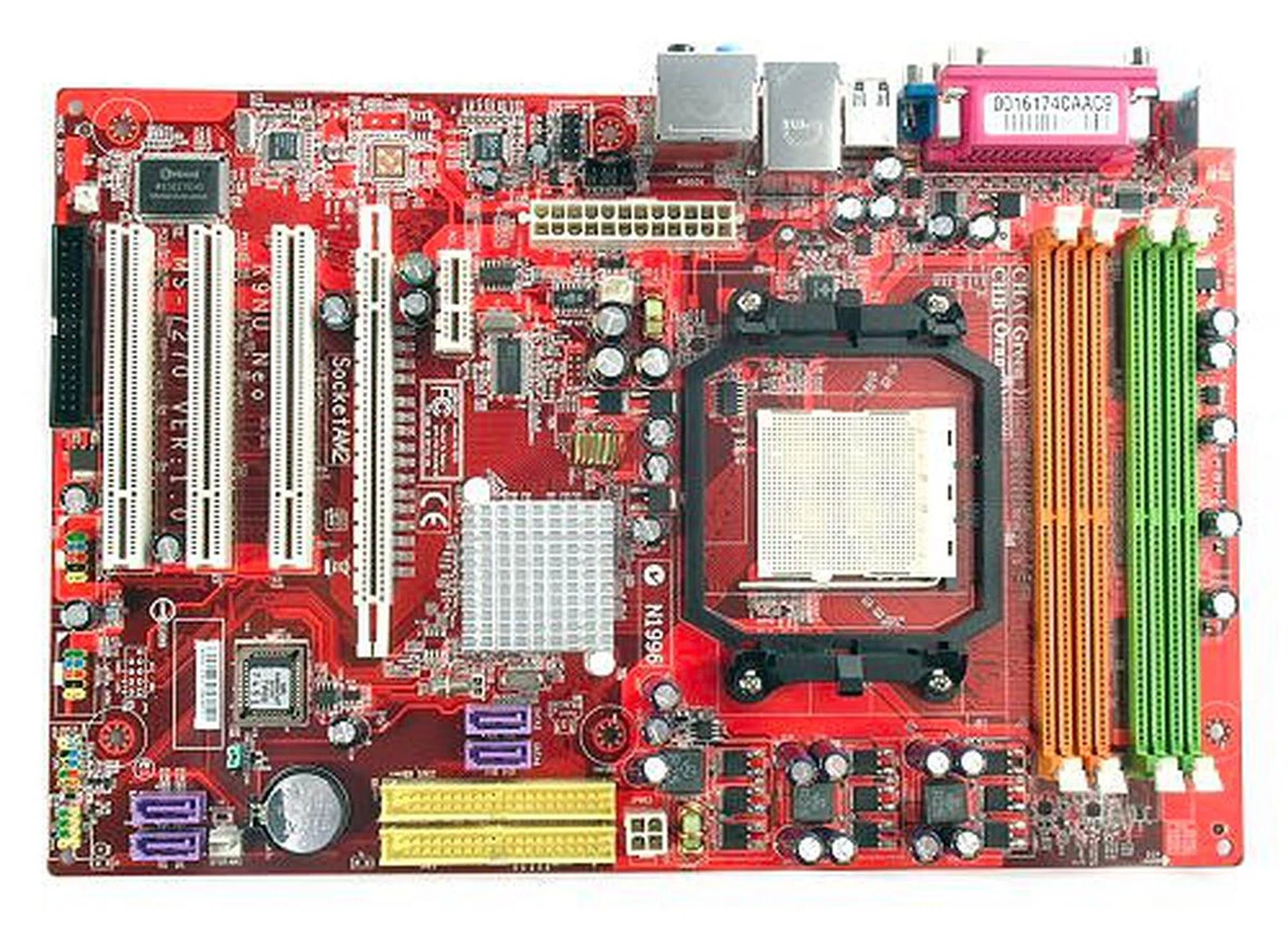 The MSI K9NU Neo motherboard.