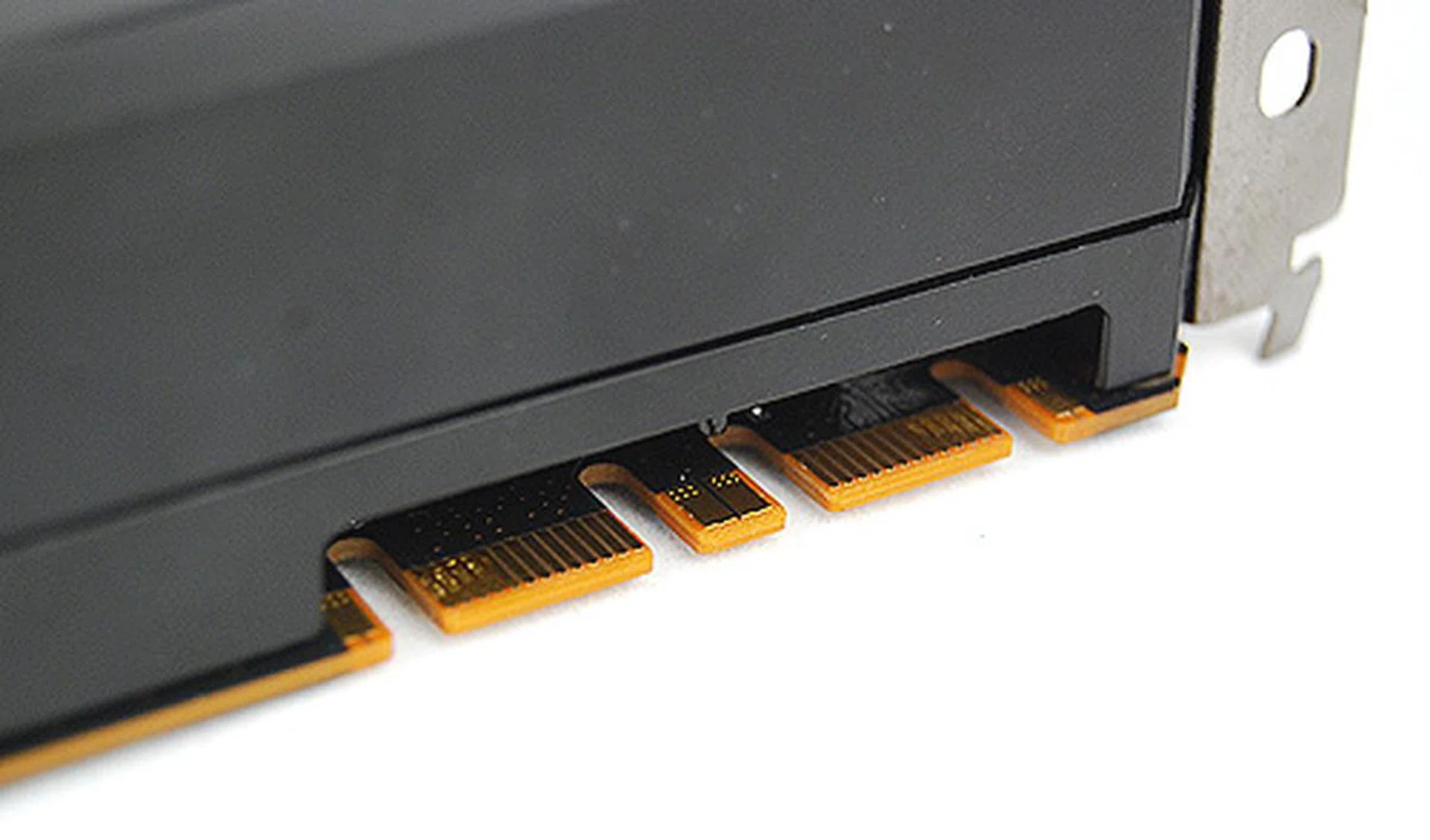 3-way SLI can be enabled via the two SLI connectors.