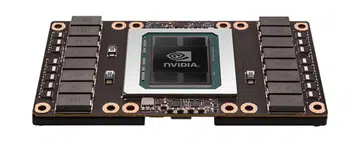 The NVIDIA Tesla P100 GPU. (Image source:NVIDIA)