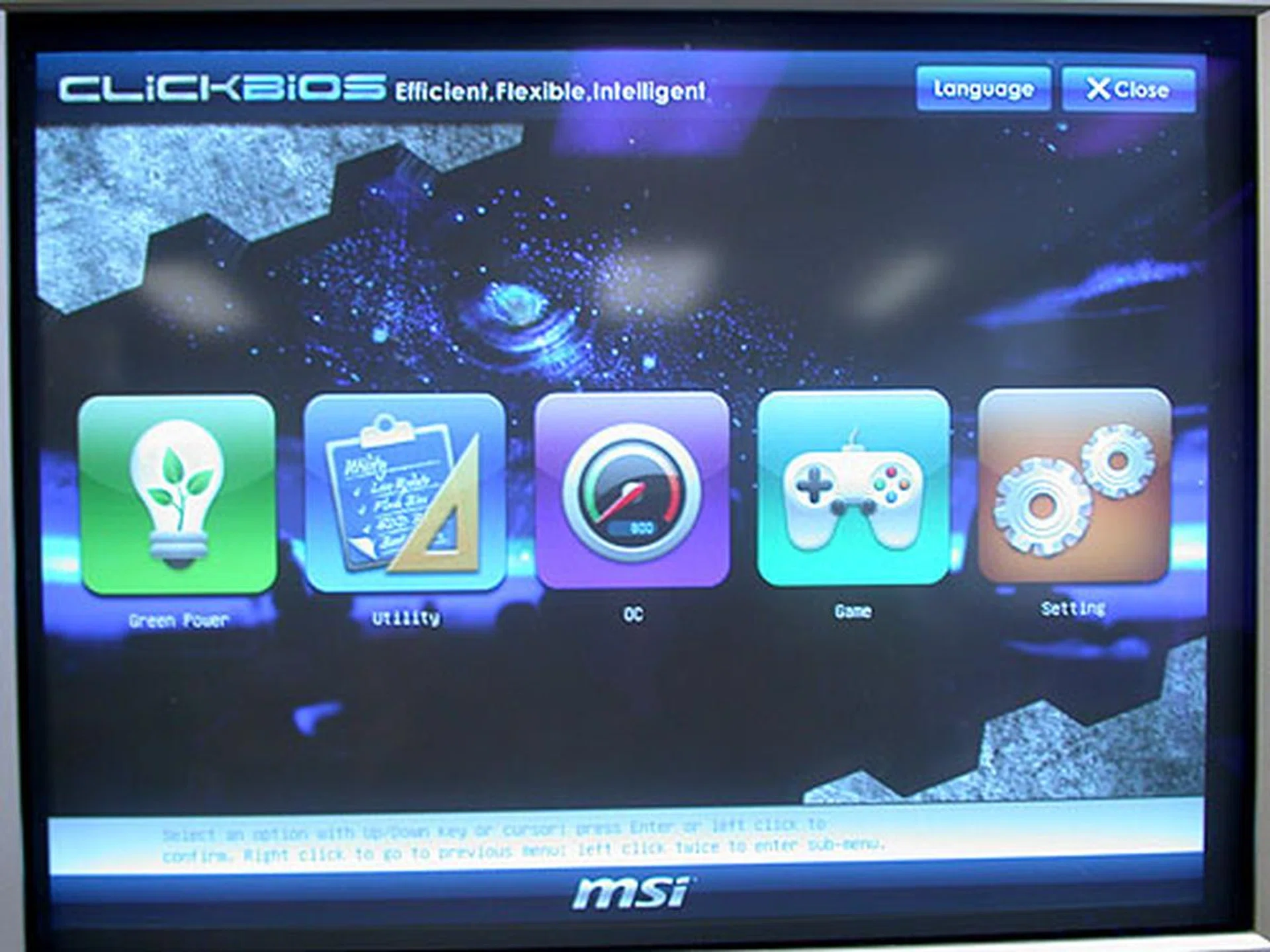 It may look cute and friendly, but MSI' BIOS probably was our least favorite EFI BIOS in this roundup. Sluggish and laggy with unnecessary animations.