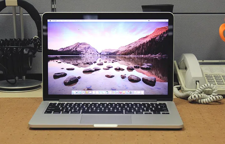 The 13.3-inch Apple MacBook Pro with Retina Display.