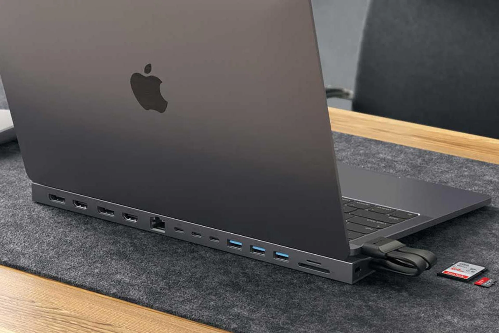 The dock promises to be a simple, driverless and clutter-free solution to dongles. (Image source: Hyper)