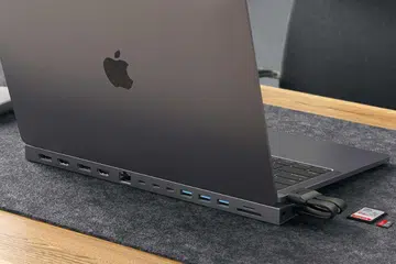 The dock promises to be a simple, driverless and clutter-free solution to dongles. (Image source: Hyper)