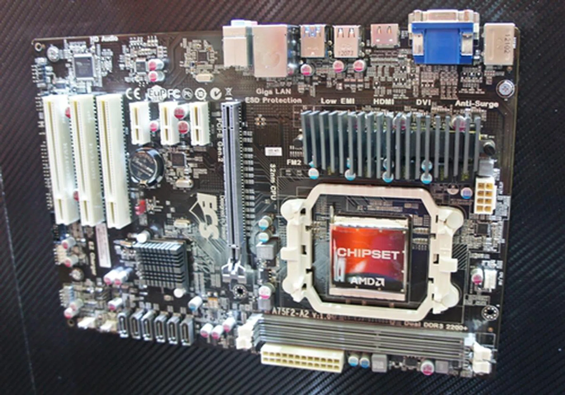 The board has no shortage of expansion and PEG slots. It is perfect for rig builders who need to build a system that acts as a file server for a SOHO work environment.
