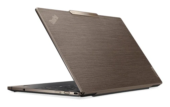 The ThinkPad Z13 Gen 2 has a natural fibre cover. Image source: Lenovo.