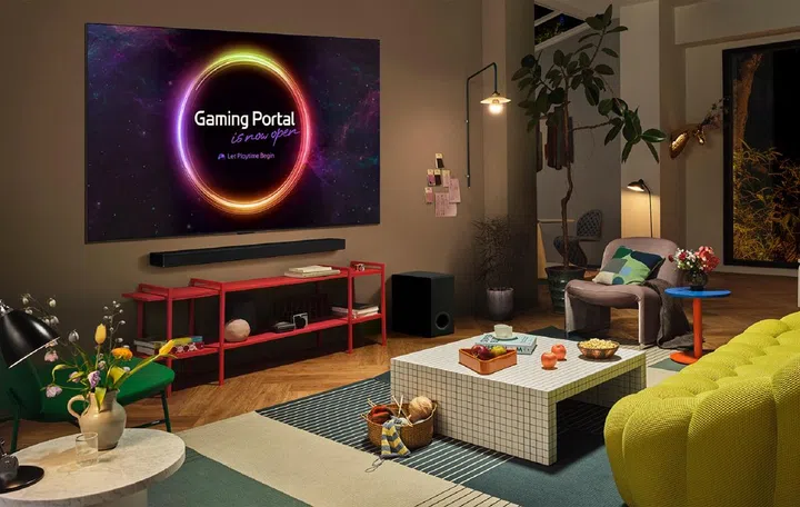 LG's WebOS consolidates all its gaming apps, cloud or otherwise, into a single interface called Gaming Portal. Photo: LG.