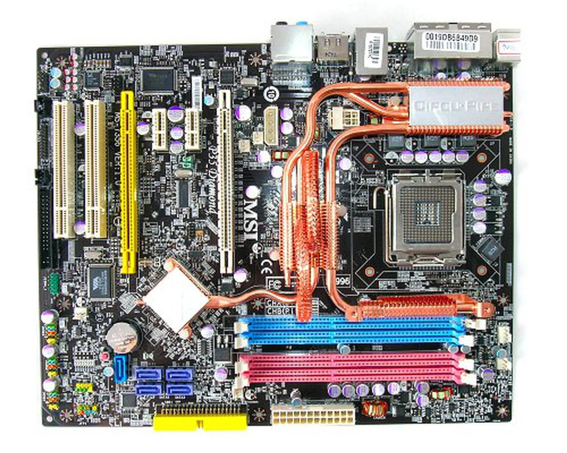 The MSI P35 Diamond motherboard.