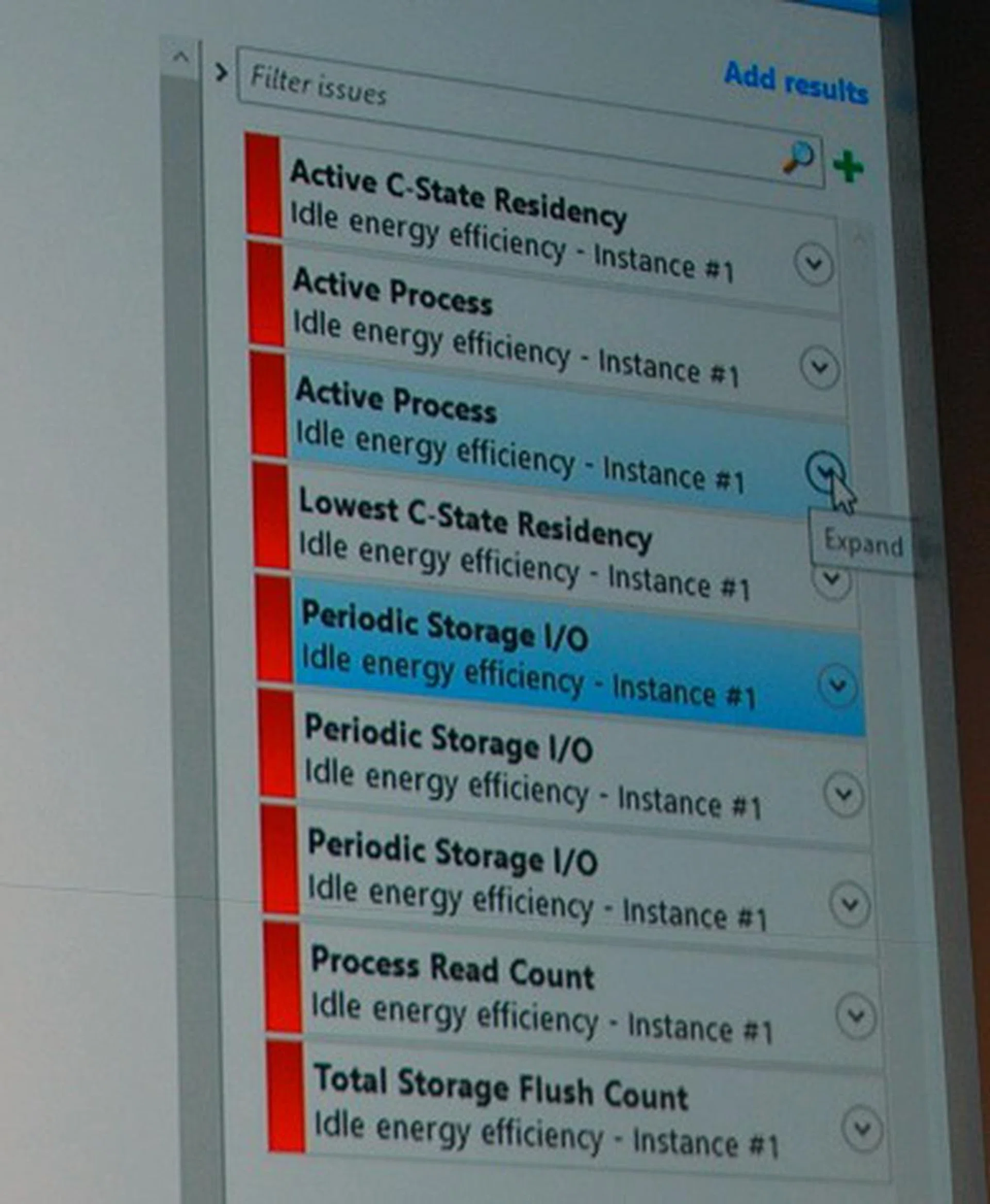 Drilling down on the issues list, Windows ADK listed these possibilities.