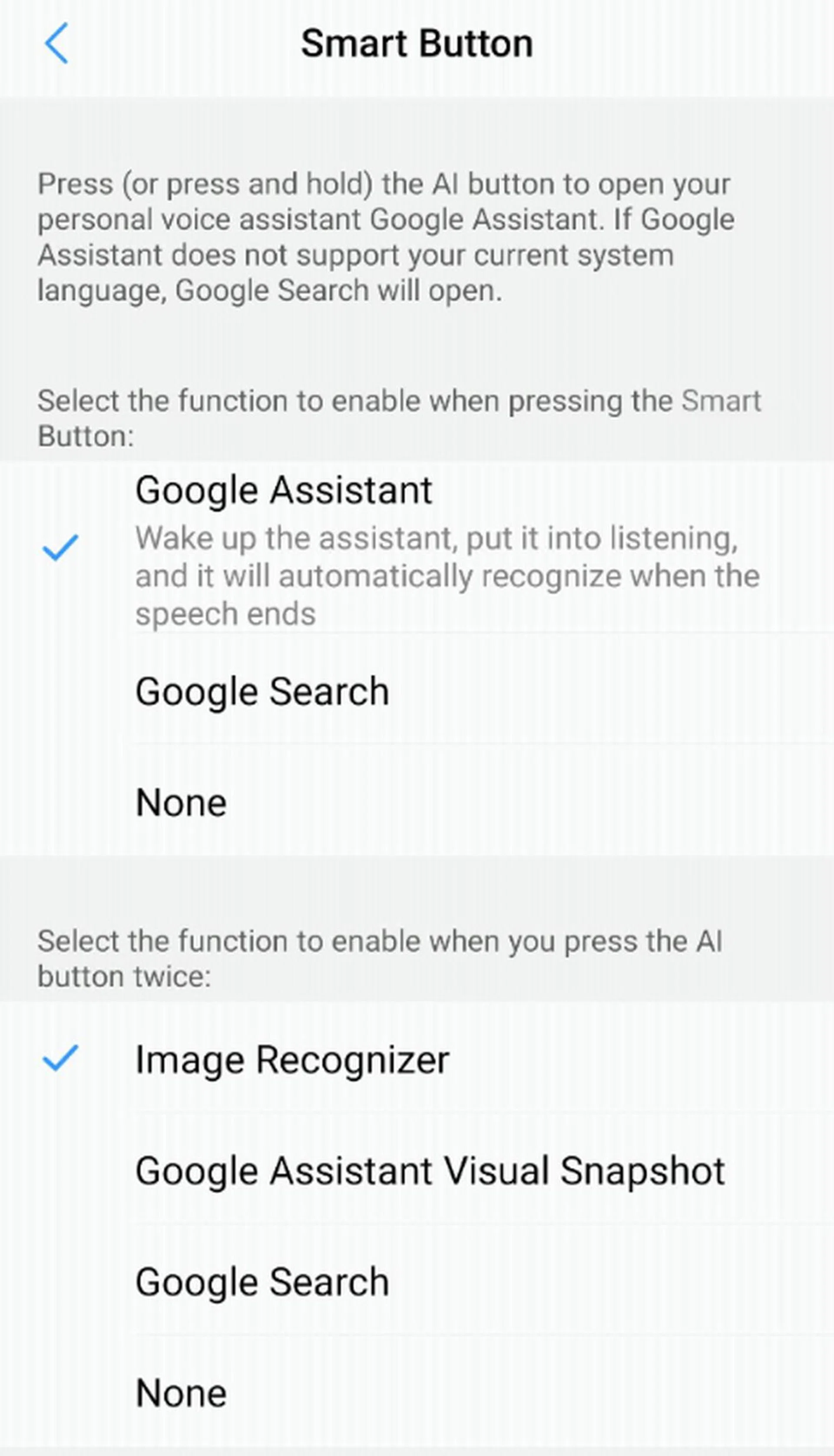 Is it called the Smart Button or the AI Button? 