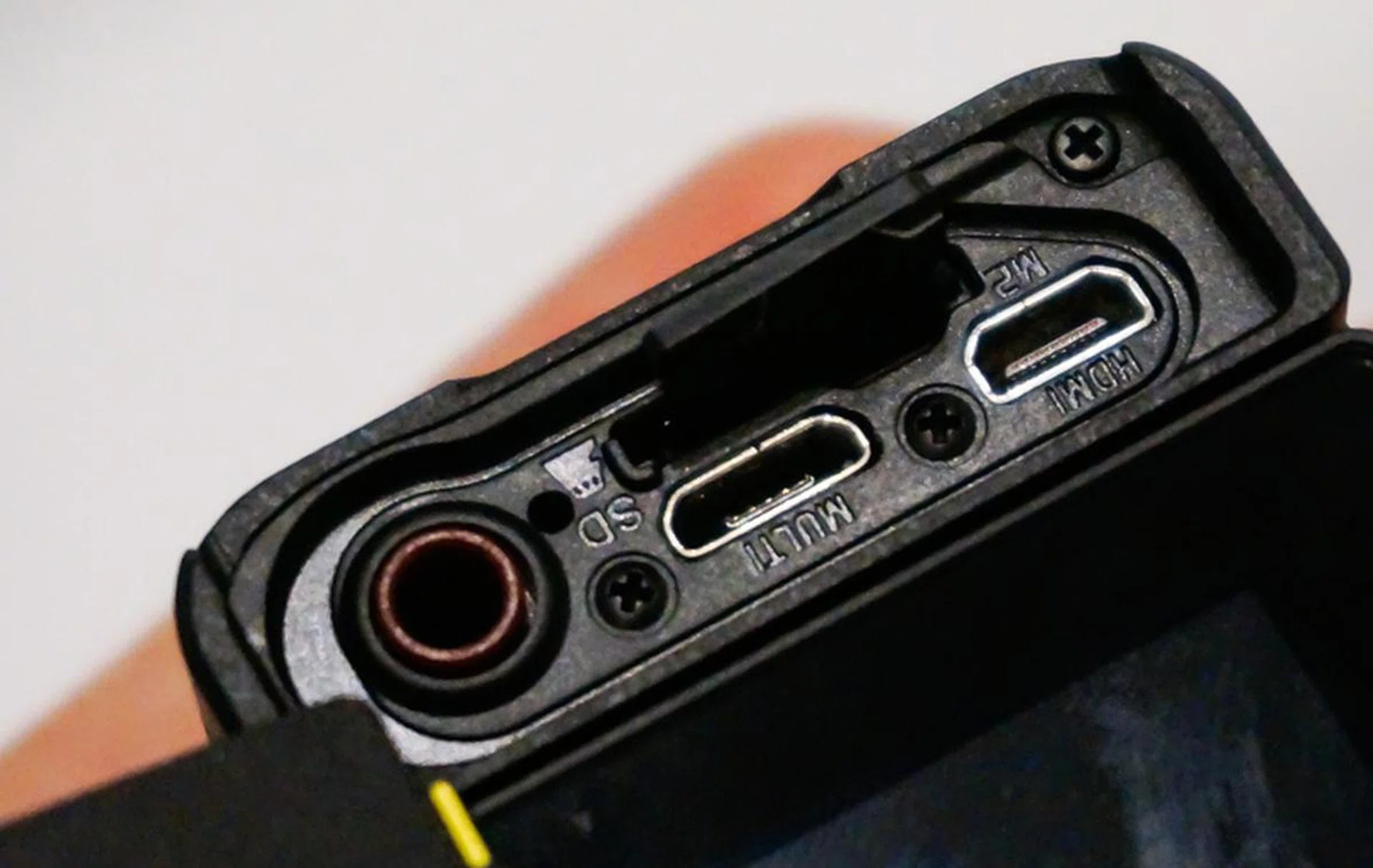 microSD, mini-HDMI, 3.5mm audio jack and a multi/micro-USB port make up your connectivity options.