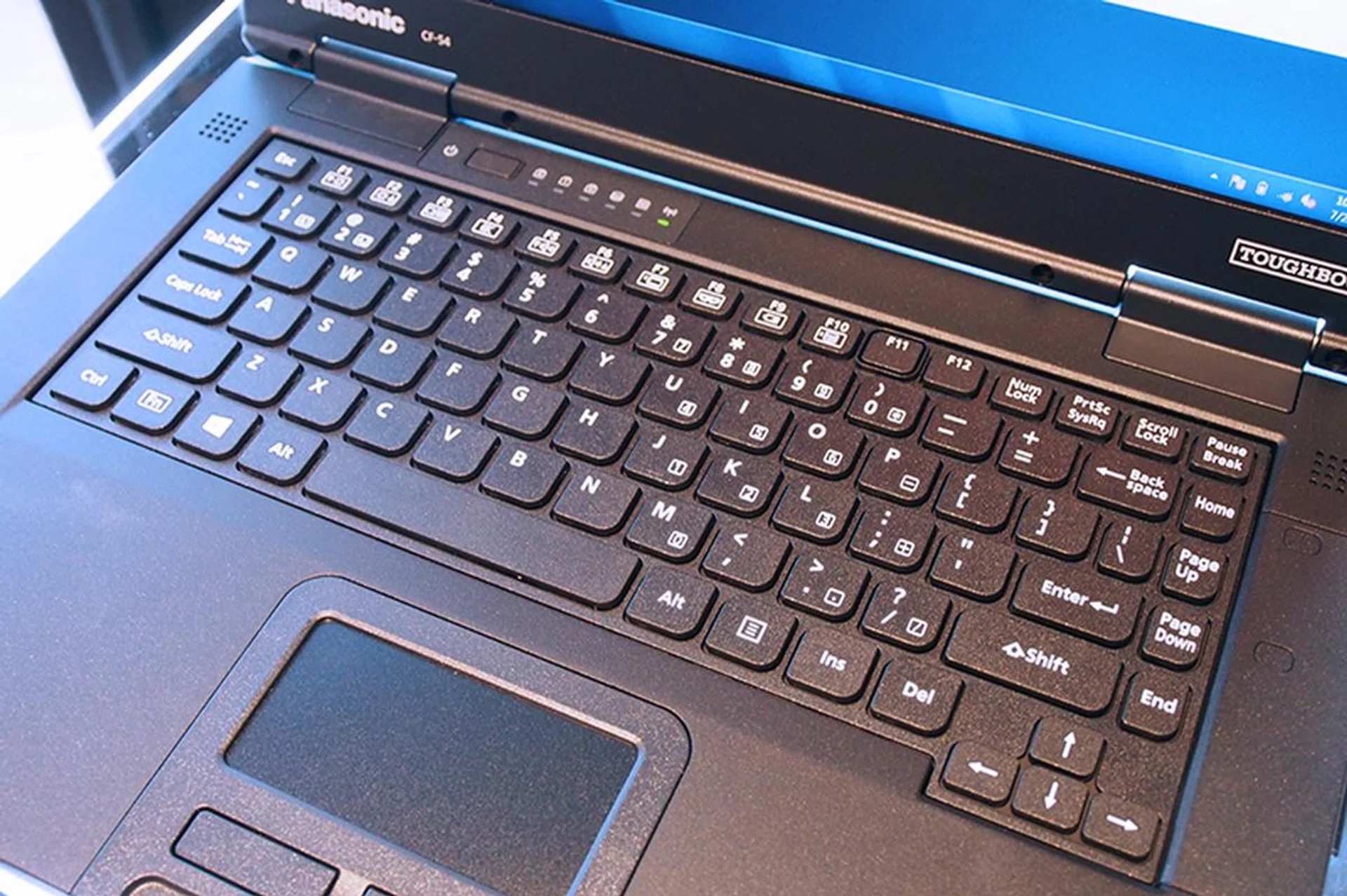 The keyboard and trackpad are both spill-resistant.