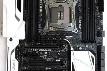 The ASUS X99-Deluxe full ATX motherboard