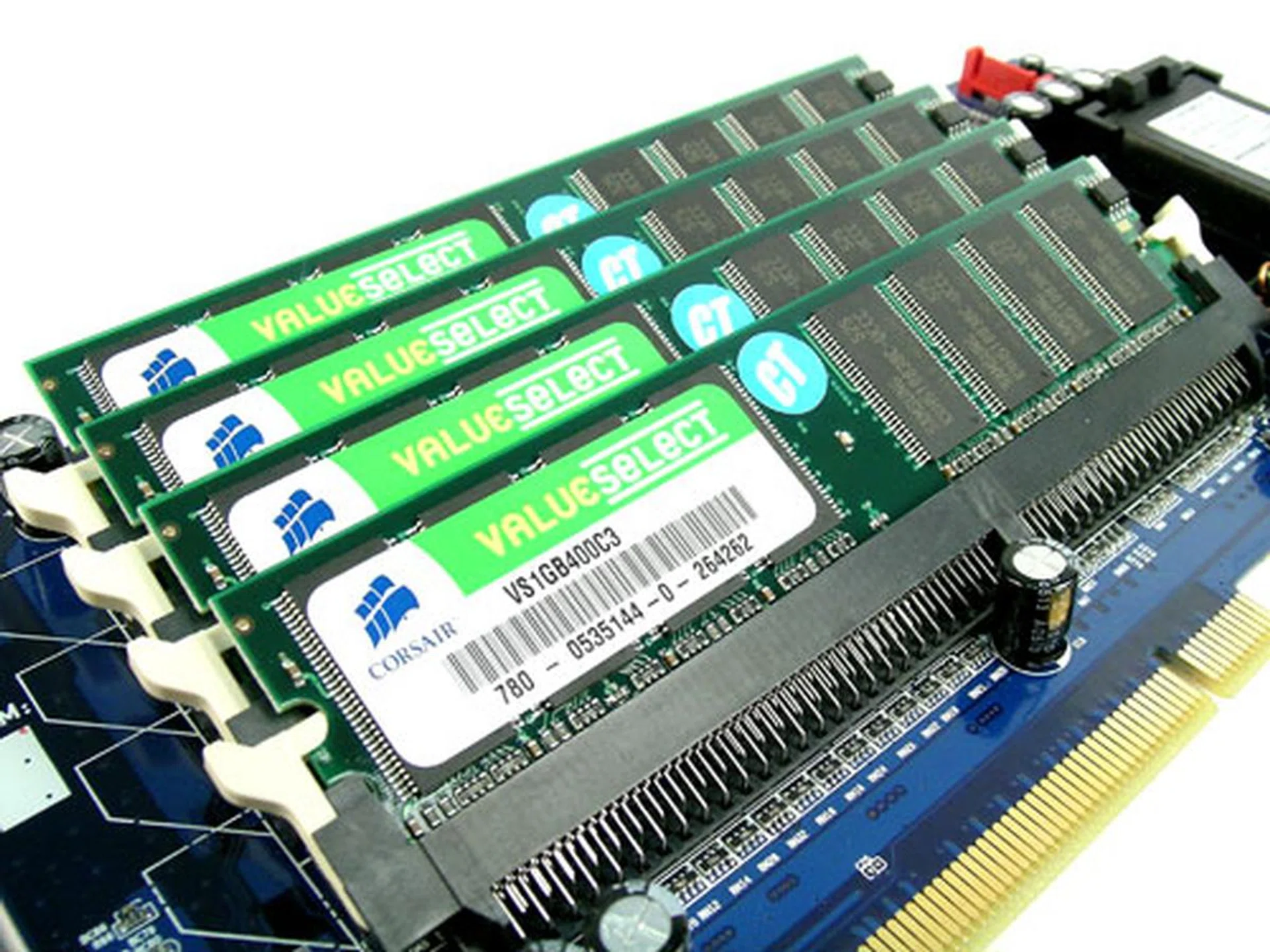 Fancy using memory modules as a hard-disk? Then the Gigabyte I-RAM is what you need. It was very forward-thinking for its time.