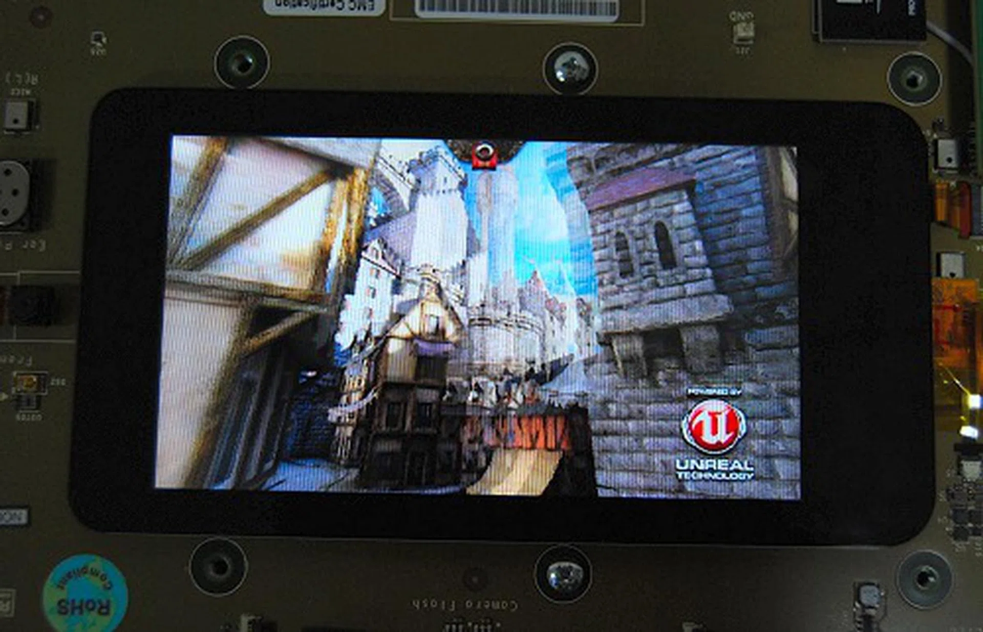 Note the Unreal engine based demo in action and the stereoscopic display. It was mentioned that this unit would run content in full HD in 2D but work on a 720p resolution in 3D.