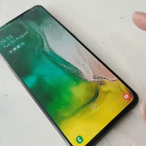 The A80’s in-screen fingerprint sensor is some distance behind the competition in accuracy and speed, especially at this price point.
