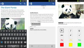 The Office Mobile app is now available for Android phones. (Image source: Microsoft.) 