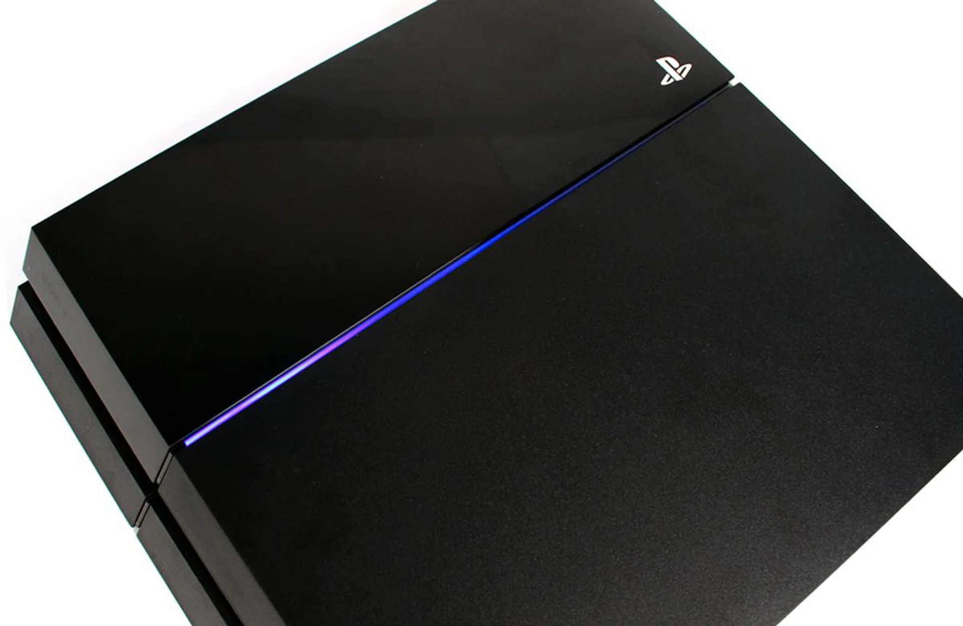 The strip of lighting across the PS4's top looks stylish and also acts as a notification light.