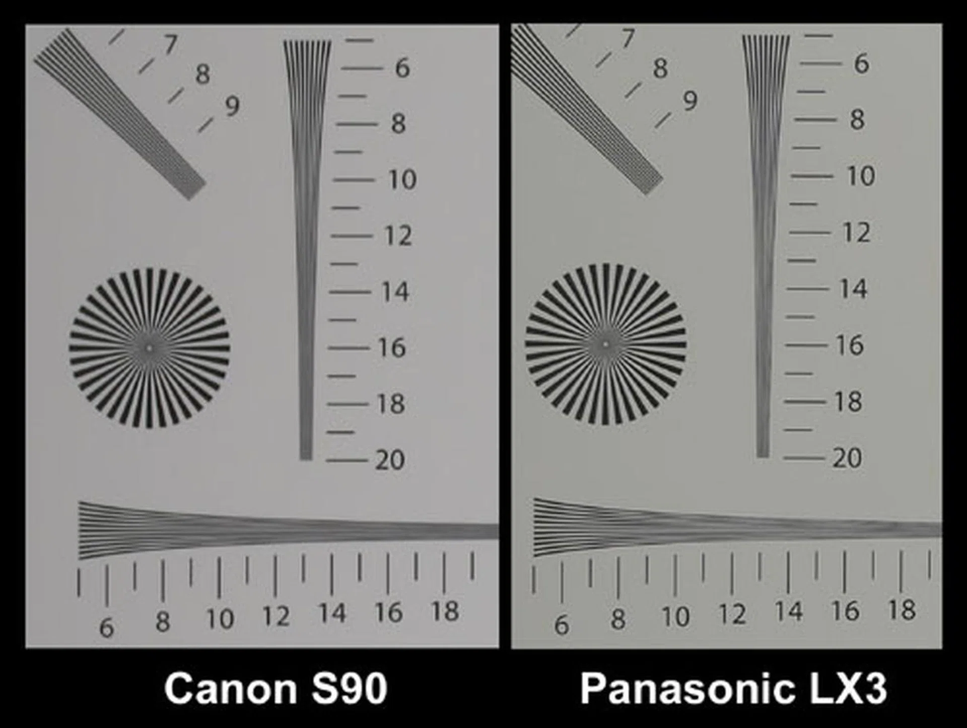 The Panasonic LX3's images are clearly more refined than the Canon S90's. Click for the full resolution image (warning - large).