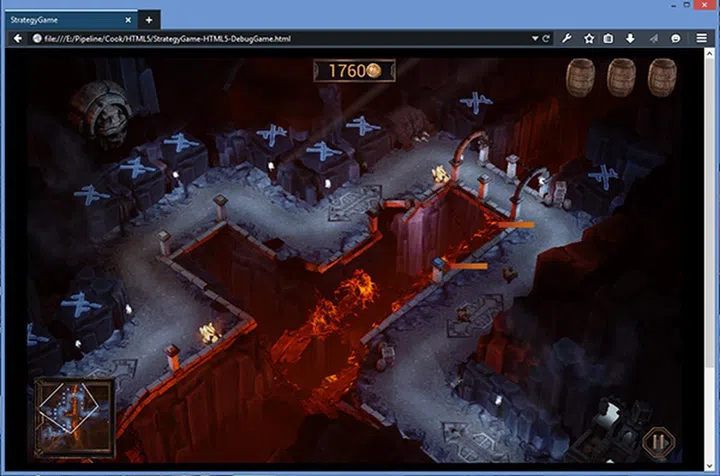 Certain Web games like this one built using Epic Games' Unreal Engine would need a  64-bit browser to run. (Image Source: Venture Beat)