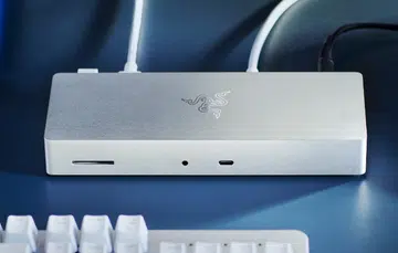 Razer Thunderbolt 4 Dock Mercury Edition (Image source: Razer)