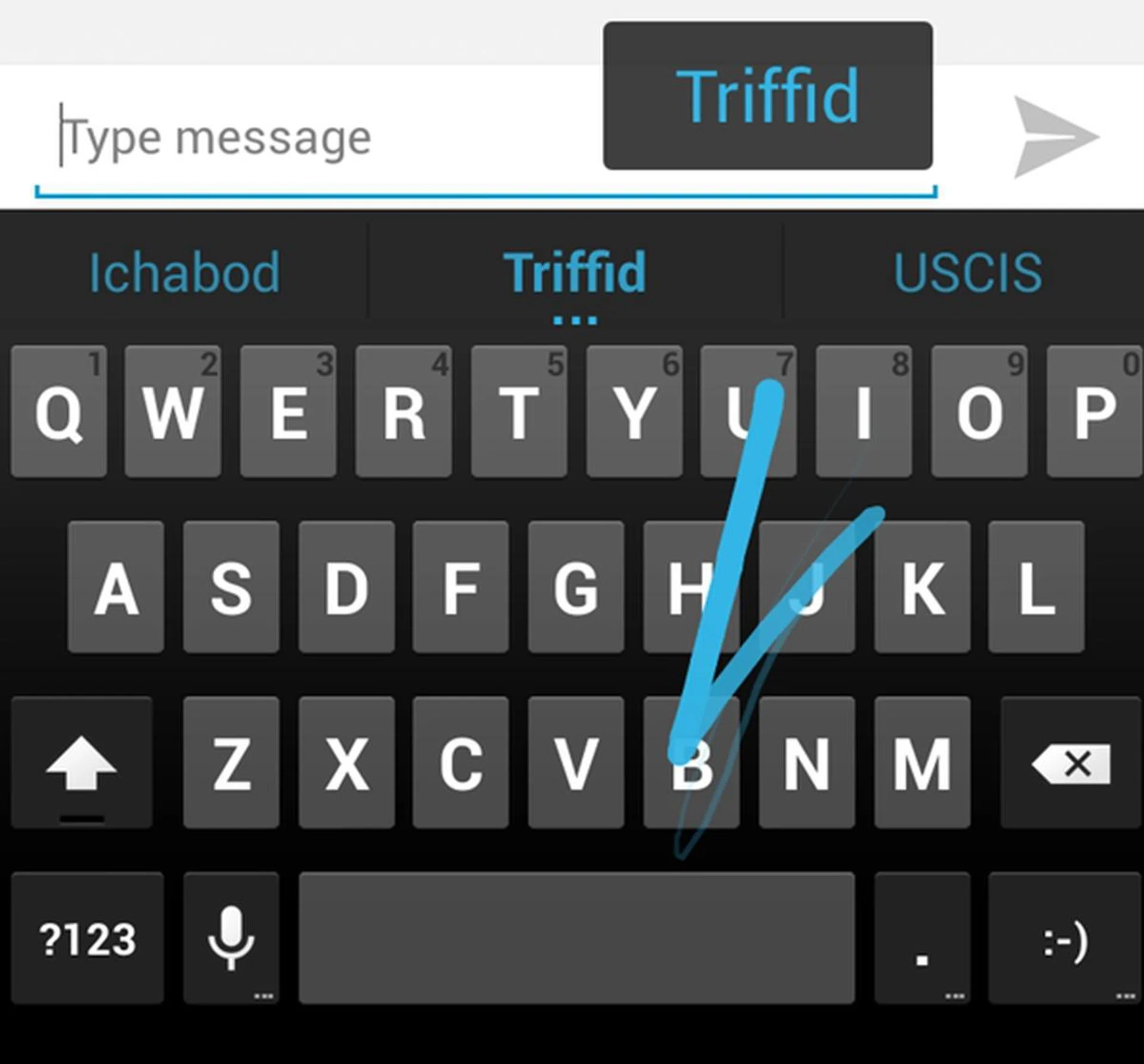 Google's version of Swype.