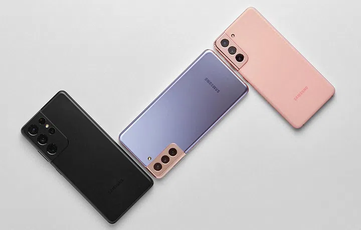 Samsung Galaxy S21 series.