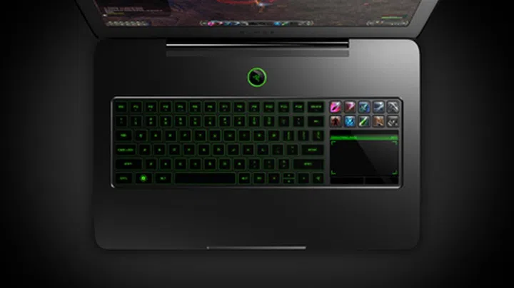 The Switchblade UI is incorporated into the keyboard
