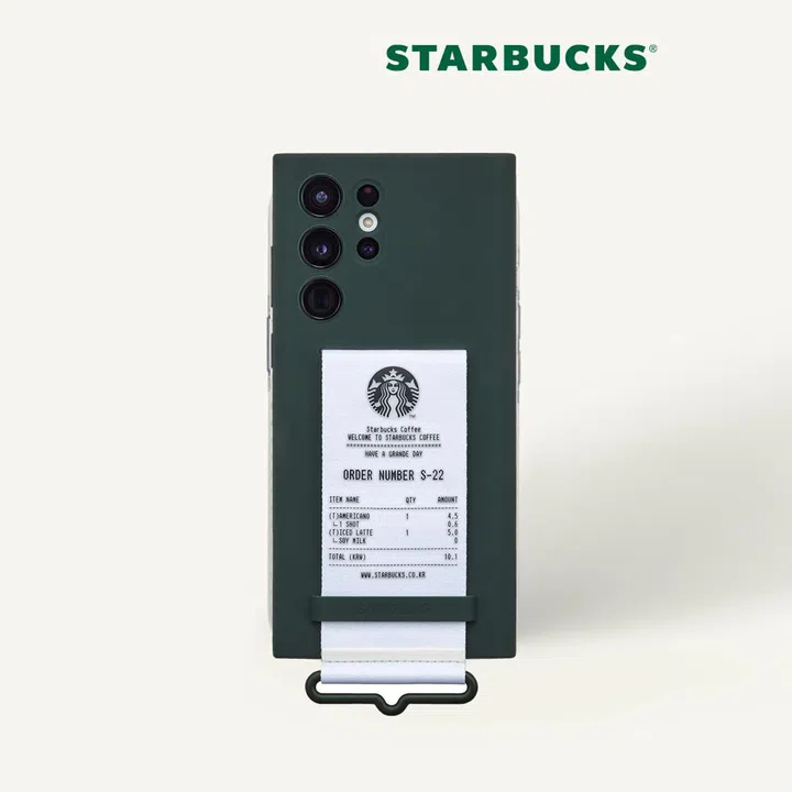 Starbucks case for Samsung Galaxy S22 Ultra. Source: Naver store.