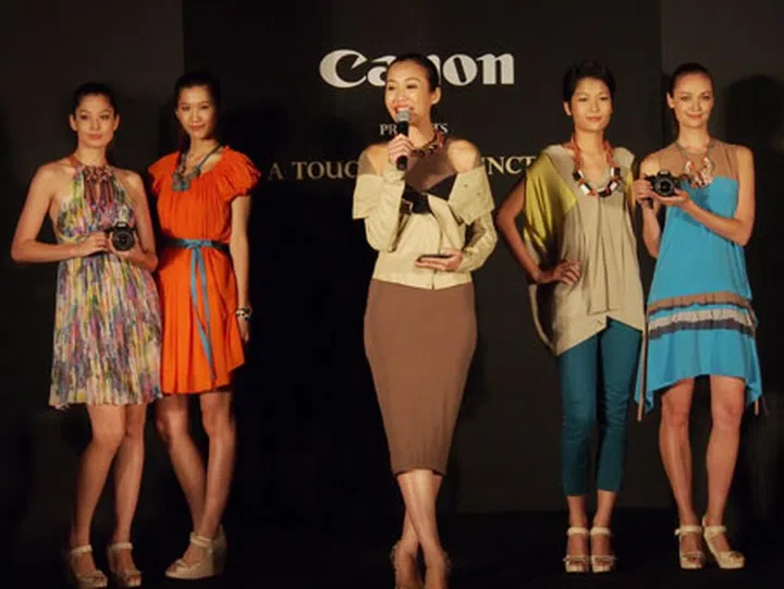 The Canon EOS 650D at its launch in Singapore.