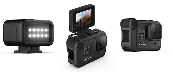 L to R: Light Mod, Display Mod, and Media Mod.