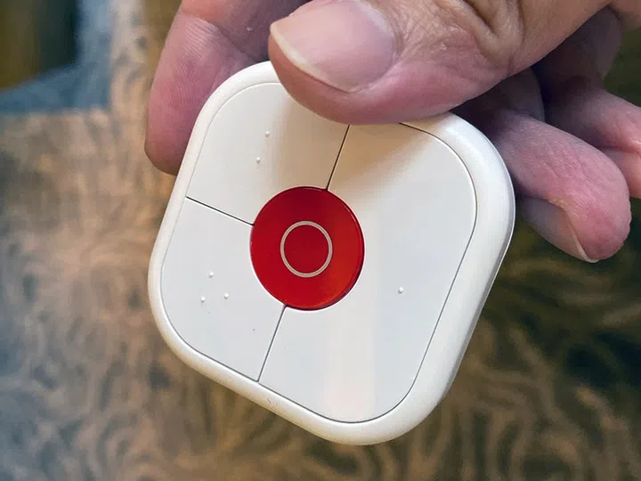 For now, you can only use the NanoMote as a panic button. Since the Vesta Hub is a Z-Wave gateway that can include other Z-Wave devices, I hope this restriction can be lifted so that users can choose to use the other buttons to control other devices or activate scenes.