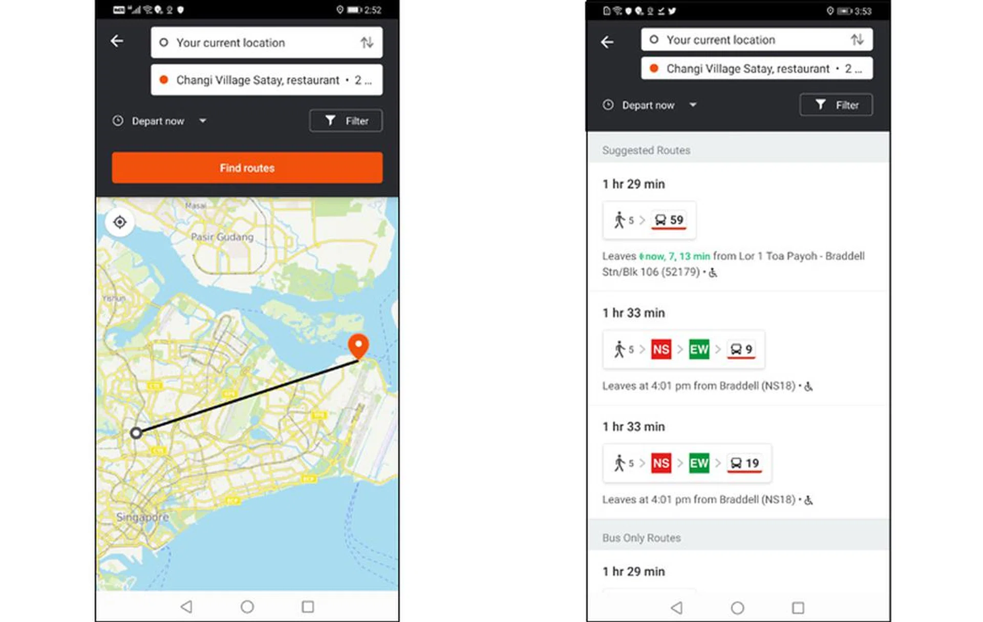 Moovit turned out to be an interesting alternative to Google Maps.