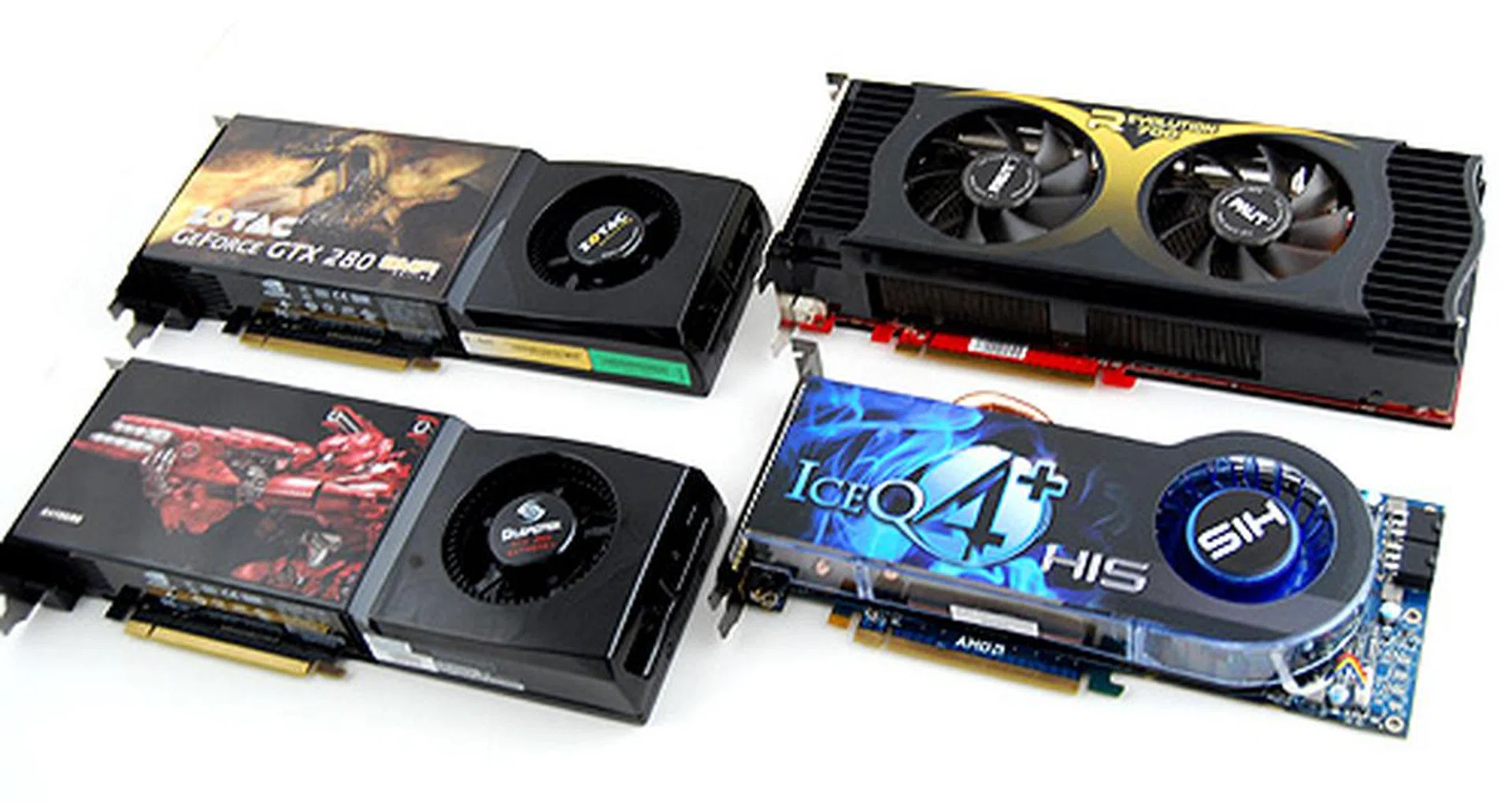 Combined, these four cards have 5 GPUs, nearly 5GB of video memory, close to 3000 shader units, over 5.5 billion transistors, and boast roughly 5.3 teraFLOPS of sheer processing power. If this is not enough for you, we don't know what is.