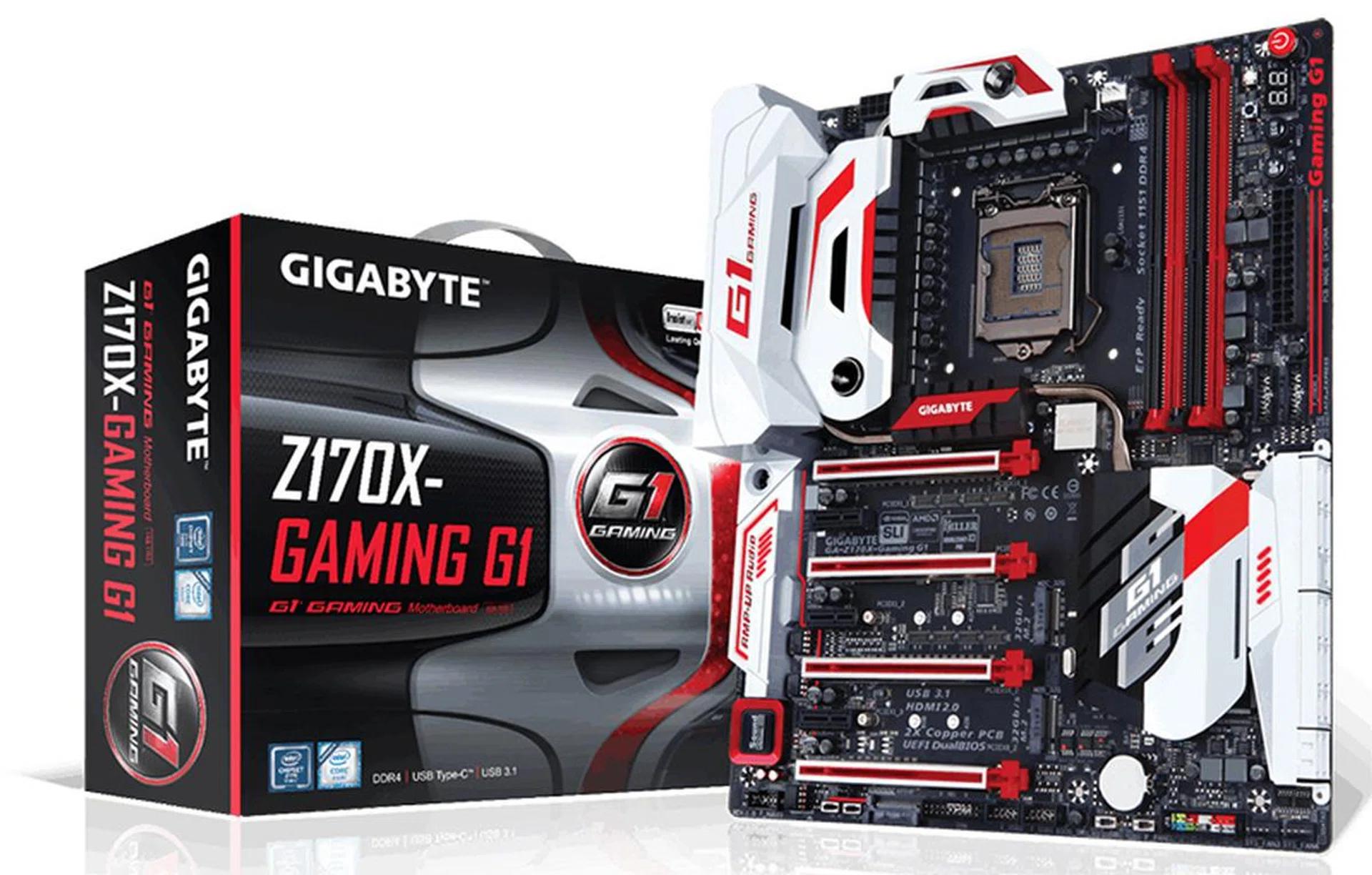 Speaking of expensive motherboards, the Gigabyte Z170X Gaming G1 will cost S$939. (Image Source: Gigabyte)
