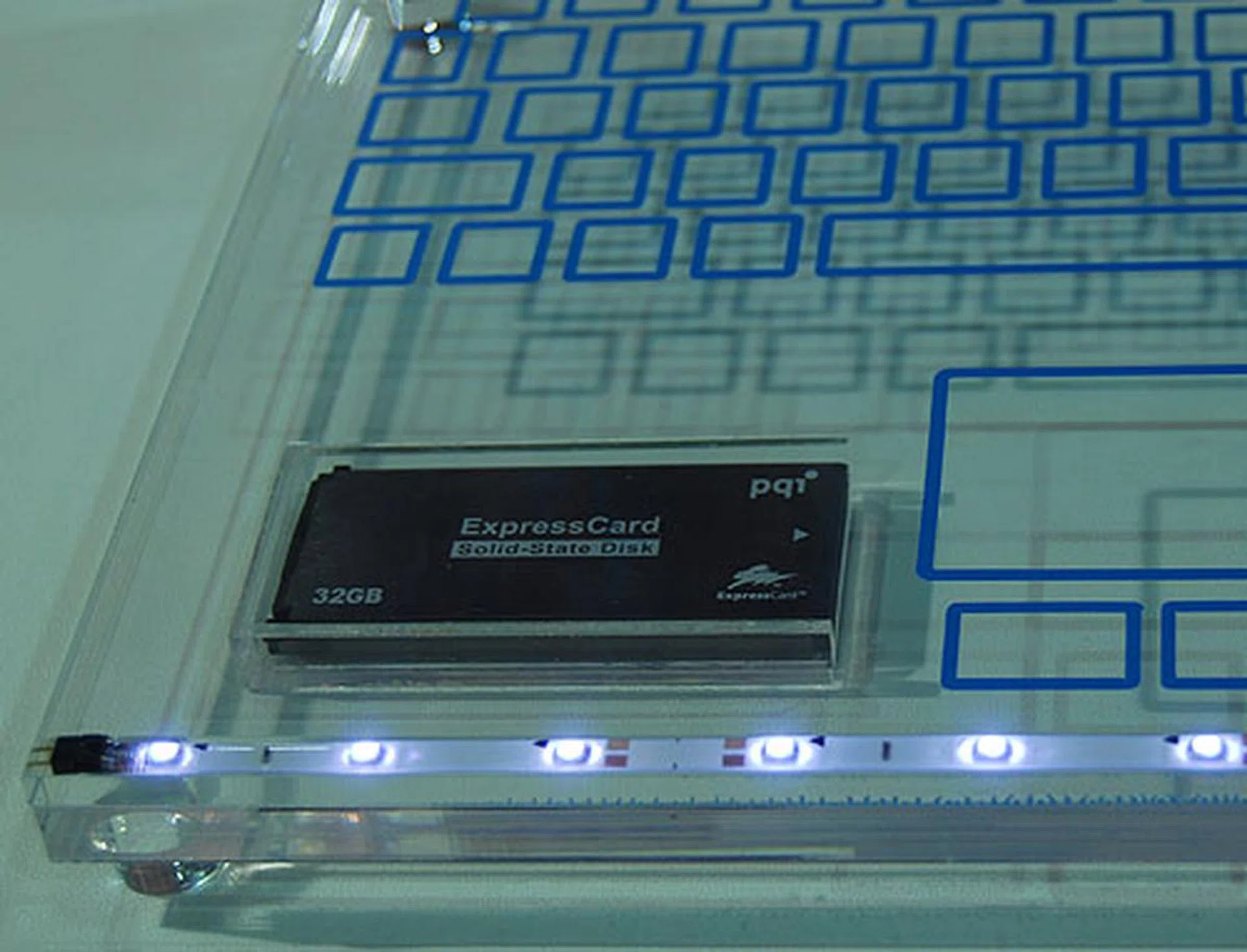 Interestingly, PQI has this SSD (S520)which uses the ExpressCard slot which should be handy for notebook users. It's hot swappable and also has USB 2.0 interface. Capacity is quite modest, at between 8GB and 32GB.  