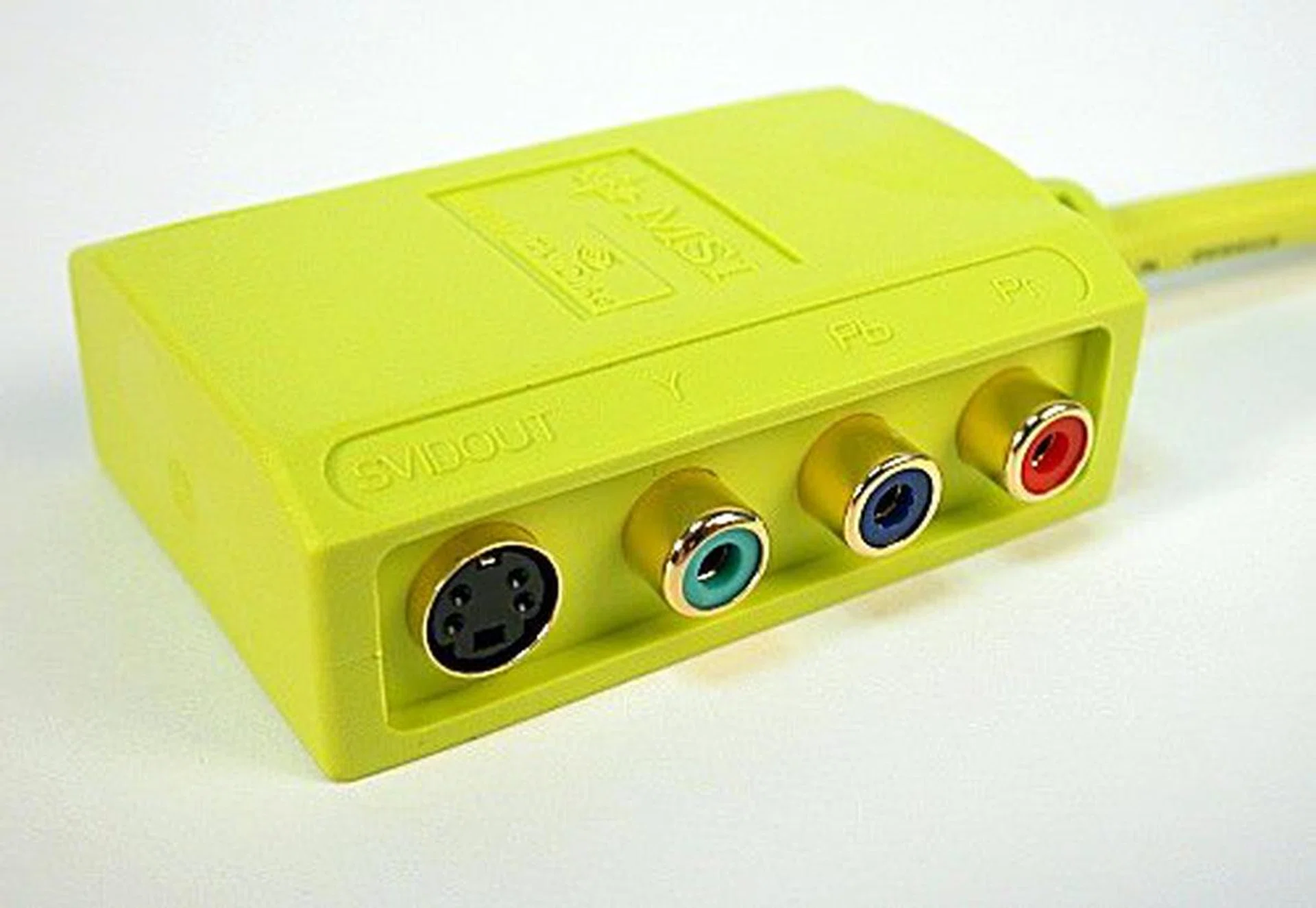 On the opposite side, you'll find S-Video output and Component output (or also increasingly being referred as HDTV output).