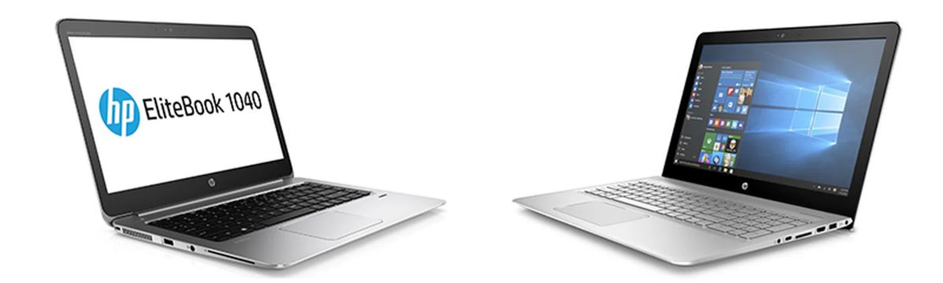 The EliteBook 1040 (left) looks a whole lot like the HP Envy.