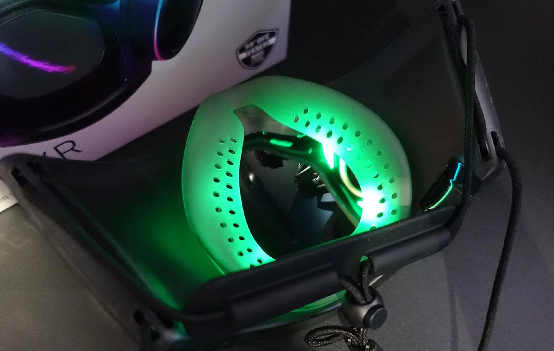 Holding conversations whilst wearing the mask is a challenge.