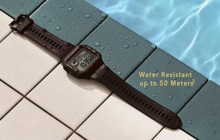 Go swimming if you need to. Image courtesy of Amazfit. 
