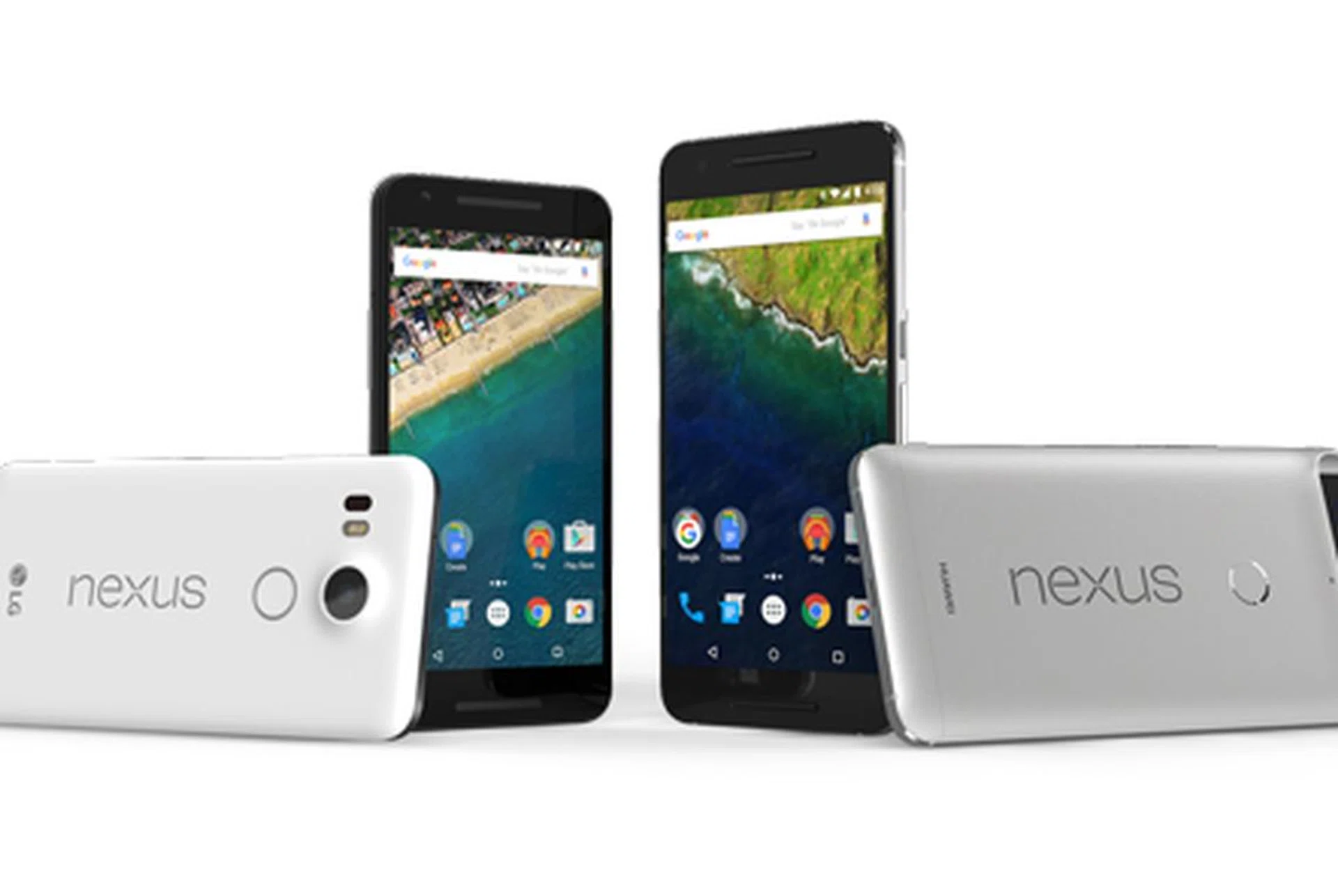 LG Nexus 5X (left), Huawei Nexus 6P (right).
