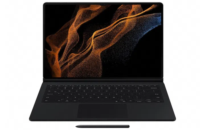 Add on a keyboard and the Tab S8 Ultra can be a laptop. Image source: Samsung.