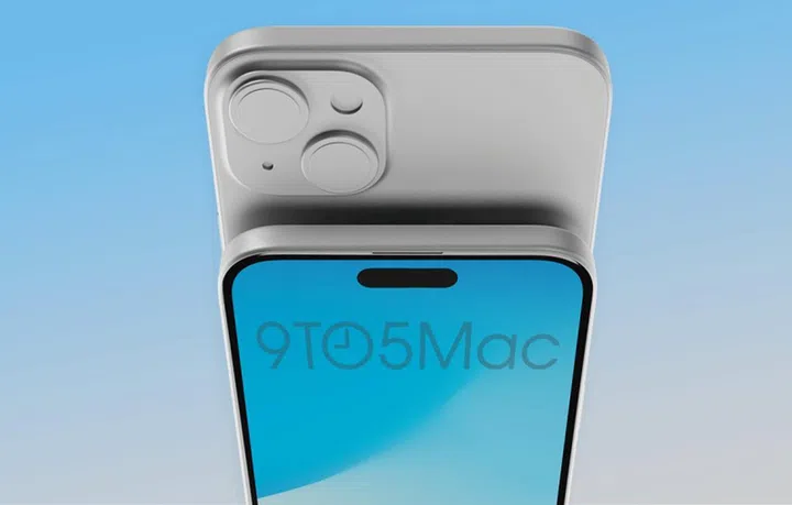 Purported render of the Apple iPhone 15 Plus.