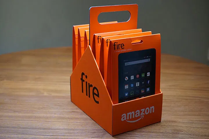 The Fire tablet is available in a family-friendly package of six. (Image Source: Amazon)