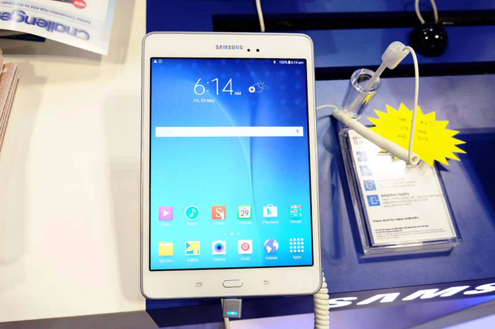 The newly launched Samsung Galaxy Tab A with S Pen is available at CEE starting at $348 for the 8-inch WiFi-only model and going up to $548 for the 9.7-inch LTE model. All models have $50 off their usual retail price and come with a free Samsung 32GB microSD card.