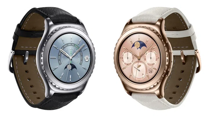 The two new colors for the Samsung Gear S2 Classic, available by this Valentine's Day.