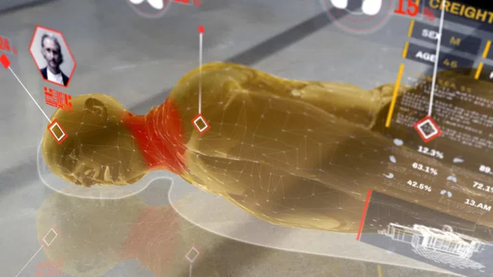 The VR episodes recreate a scene from the show that you can investigate.