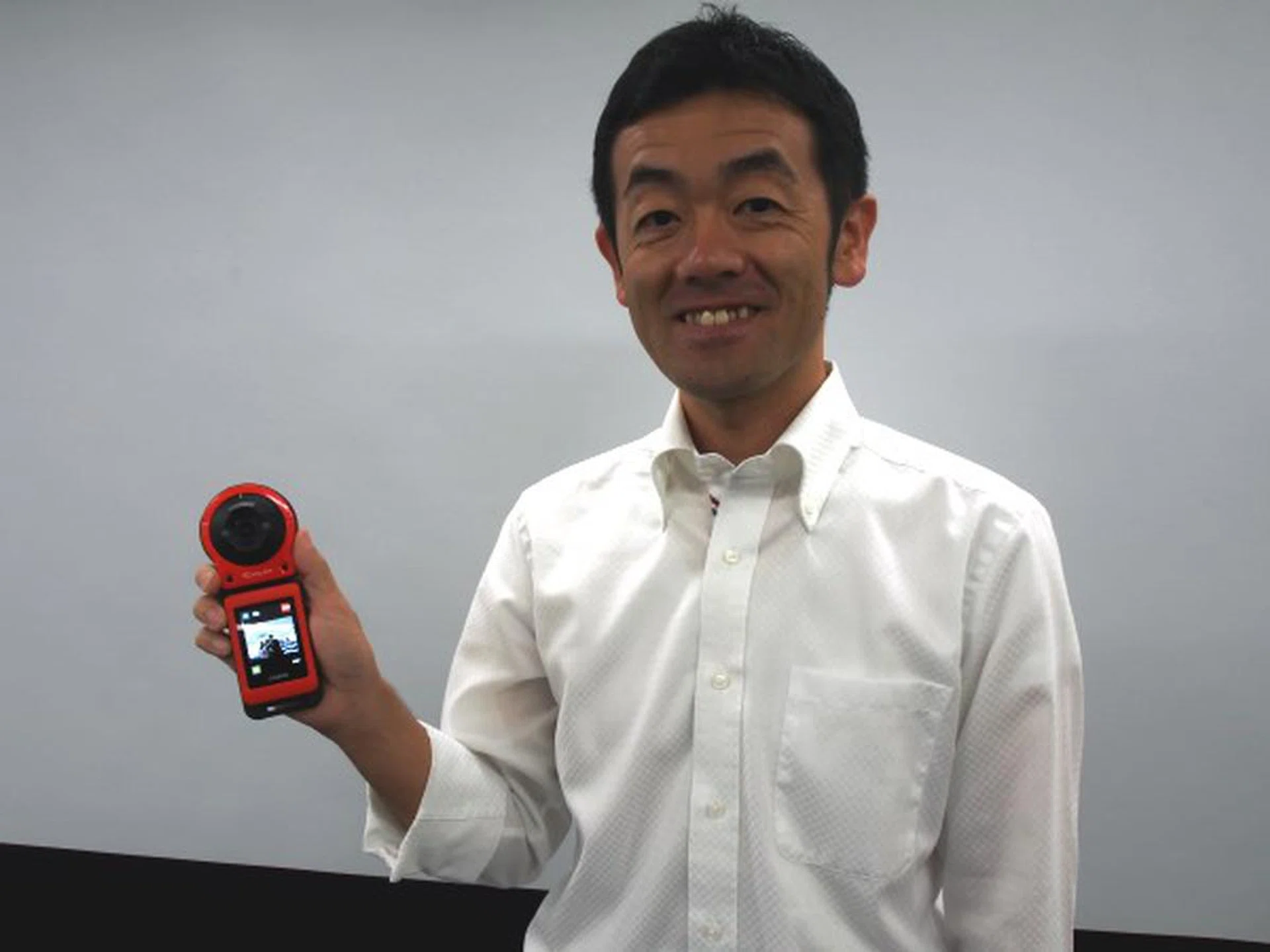 Mr. Kazunori Yanagi, Manager, Product Planning Section, Product Development Dept, QV Digital Camera Division, Casio.