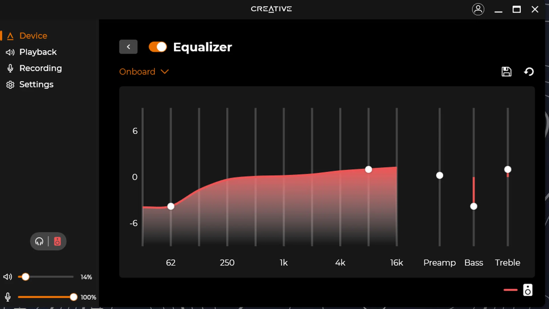 The speakers respond pretty well to EQ so don't be afraid to tweak the sound to your preference.